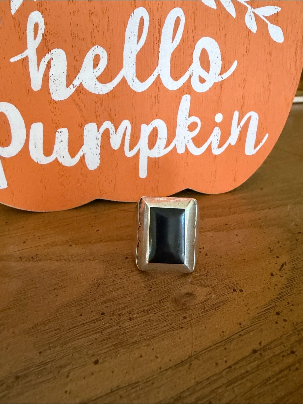 Sterling Silver Onyx Ring